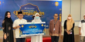 Sambut Lebaran, Pelindo Regional 2 Cabang Tanjung Priok Salurkan Bantuan Kepada Anak Yatim dan TKBM