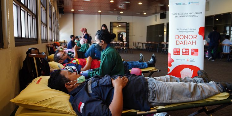 Sebanyak 100 Kantong Darah Terkumpul di HUT IPC TPK Ke-10