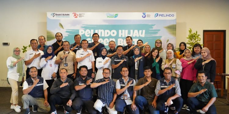 Sambut HUT RI ke 79 Pelindo Regional 2 Sebar 5.500 Bibit Pohon Untuk Penghijauan