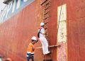 Kapal Induk Cina Sandar Perdana di Pulau Baai Bengkulu, SPJM Cetak Sejarah Baru Pemanduan Kapal Raksasa!