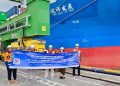 MV Yuan Xiang Fa Zhan Sandar di Terminal Teluk Lamong, Layanan Baru FAX Perkuat Jalur Ekspor-Impor Indonesia