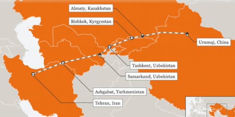 Pangkas Waktu Perjalanan dari 40 Hari Menjadi 15 Hari, Kereta Logistik  China Tembus Iran: Akhiri Dominasi Pengiriman Barang Lewat Jalur Laut?
