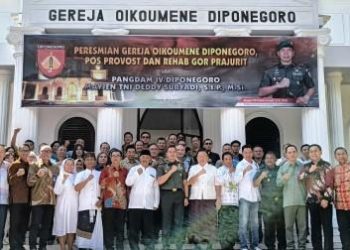 Pelindo Regional 3 Tanjung Emas Semarang Berikan Dukungan Dana Untuk Gereja Kodam IV/Diponegoro