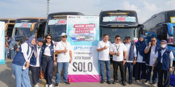 Mudik Aman Berbagi Harapan, PT Pelindo Sinergi Lokaseva Berangkatkan Peserta Mudik Bersama 2026
