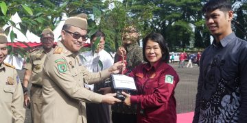 Upacara Bulan K3 Nasional, Pelindo Regional 4 Konsisten Keselamatan sebagai Prioritas Utama