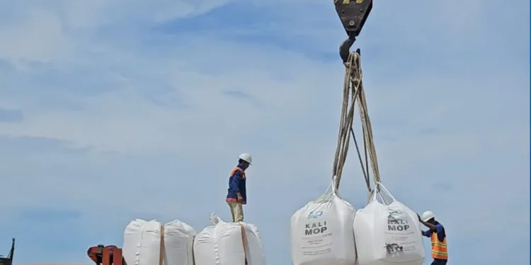 Kegiatan Bongkar Muat Pupuk di Pelabuhan Boom Baru Palembang: Melihat Peran Strategis PTP Nonpetikemas dalam Mendukung Swasembada Pangan Sumatera Selatan