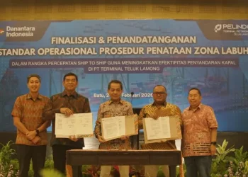 Kolaborasi PT Terminal Teluk Lamong dan KSOP Tanjung Perak, Optimalkan Penataan Zona Labuh untuk Percepatan Layanan Kapal Domestik