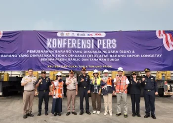 KSO TPK Koja Dukung Pemusnahan Barang Impor Longstay Berstatus BDN dan BTD untuk Optimalkan Arus Logistik Nasional