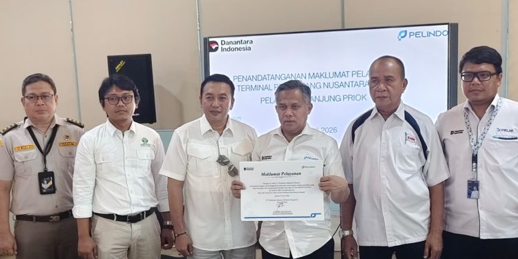 Pelindo Regional 2 Tanjung Priok Teguhkan Komitmen Pelayanan Melalui Penandatanganan Maklumat Pelayanan