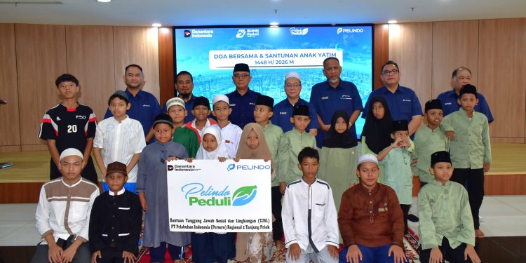 Pelindo Regional 2 Tanjung Priok dan Sunda Kelapa Gelar Doa Bersama serta Santunan Anak Yatim