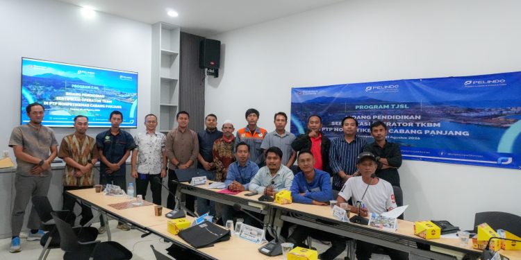 PTP Nonpetikemas Dorong Peningkatan Kompetensi TKBM melalui Pelatihan dan Sertifikasi BNSP di Pelabuhan Panjang