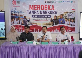 Pelindo Regional 4 Gandeng BNN Edukasi Antinarkoba di Kalangan Pelajar