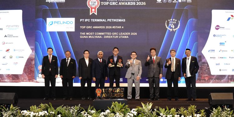 Sukses Integrasikan GRC dan Operasional Pelabuhan, IPC TPK Raih Dua Penghargaan TOP GRC Awards 2026