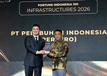 Kinerja 2025 Tumbuh, Pelindo Naik Tiga Peringkat di Fortune Indonesia 100