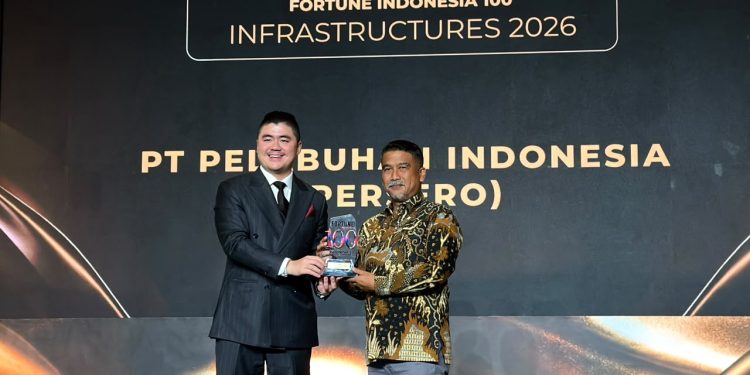 Kinerja 2025 Tumbuh, Pelindo Naik Tiga Peringkat di Fortune Indonesia 100