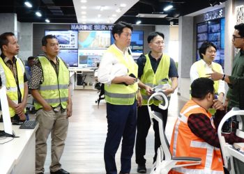 Bidik Pengurangan Emisi Maritim, IMO dan Delegasi Jepang Tinjau Fasilitas Kendali Terpusat IPC TPK